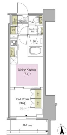 アーバネックス早稲田テラスの物件間取画像